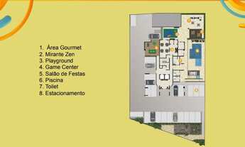 Imagem 6: Lançamento: Jardim Satélite - Residencial Lira - ANDAR ALTO - 53m2 C/ sacada - Entrada fac