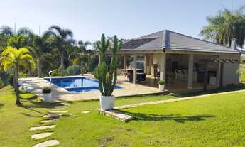 Imagem 6: Chácara de lazer com piscina e área de lazer. Porteira fechada. A 40 km de Goiânia