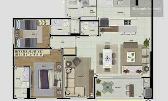 Imagem 2: Apartamento com 2 dormitórios à venda, 64 m² por R$ 494.113,00 - Boa Vista - Curitiba/PR