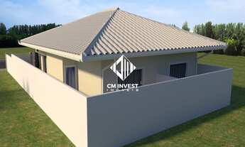 Imagem 2: Casa geminada com 2 dormitórios, garagem e passagem lateral no Bairro Forquilhas em São Jo