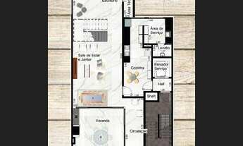 Imagem 7: Apartamento com 4 dormitórios à venda, 227 m² por R$ 1.730.000,00 - Bom Pastor - Juiz de F