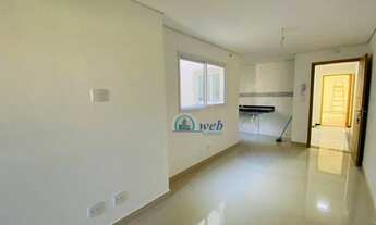 Imagem 4: Cobertura Duplex com 2 dormitórios à venda, 94 m² por R$ 550.000 - Jardim Paraíso - Santo