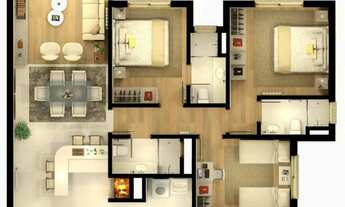 Imagem 4: Apartamento com 3 dormitórios à venda, 104 m² por R$ 1.619.479,00 - Bavária - Gramado/RS