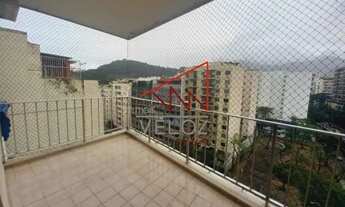Imagem 3: Apartamento Vista Livre - 82m², 1 quarto, varanda, vaga - Laranjeiras - Rio de Janeiro