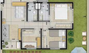 Imagem 2: AP AVALON BILD Apartamento com 3 dormitórios