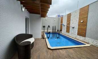 Imagem 2: Casa com 3 dormitórios à venda, 180 m² por R$ 1250.000 - Maracanã - Praia Grande/SPCasa co