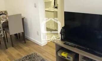 Imagem 3: Apartamento de 49 m², com 2 dormitórios e 1 vaga de garagem mobiliado. Para locação na Vi