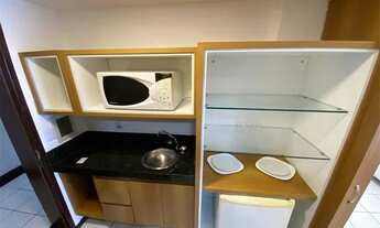 Imagem 5: Flat quarto e sala frente para o Mar