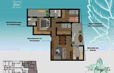 Imagem 4: Cobertura para Venda em Santo André, Campestre, 2 dormitórios, 1 suíte, 3 banheiros, 2 vag