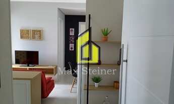 Imagem 3: R@**Apartamento mobiliado e decorado, sendo um dormitório , uma vaga , sacada com churrasq