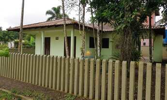 Imagem 3: Casa a 300 metros da praia mobiliada com 3 dormitórios à venda, 124 m² por R$ 490.000 - Sa