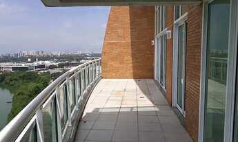 Imagem 3: PENINSULA FIT COBERTURA VISTÃO LAGOA PISCINA SAUNA CHURRASQUEIRA