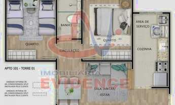 Imagem 5: Apartamento para Venda em Fortaleza, Cambeba, 2 dormitórios, 1 banheiro, 1 vaga