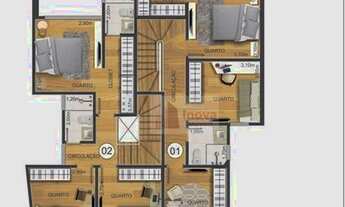 Imagem 4: Linda Casa com 3 qtos/suíte/2 vagas/varanda gourmet, à venda, 150 m² por R$ 497.000 - Jd S