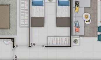 Imagem 2: Apartamento de 45 metros quadrados no bairro Centro com 2 quartos