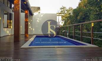 Imagem 3: Casa à Venda com 4 Suítes em Condomínio Fechado em Lauro de Freitas. Alto Padrão. Bahia