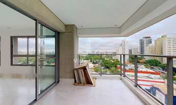 Imagem 2: Apartamento novo no Jardim América com 2 quartos, 1 vaga e varanda em andar alto, pronto p