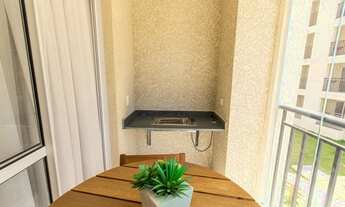 Imagem 4: Apto 02 e 03 dormitórios - suíte - varanda com churrasqueira grill - Areão - Taubaté - SP