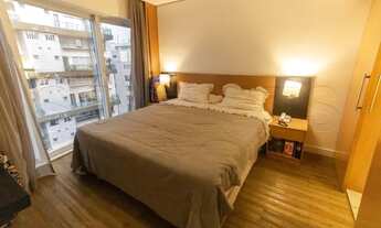 Imagem 5: Flat entre o Jardins e Paraíso ideal para moradia de longo prazo apartamento com varanda