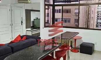 Imagem 1: Apartamento, 3 dormitórios (1 suíte) , 127m2, 1 vaga demarcada, Vista lateral mar - Emba