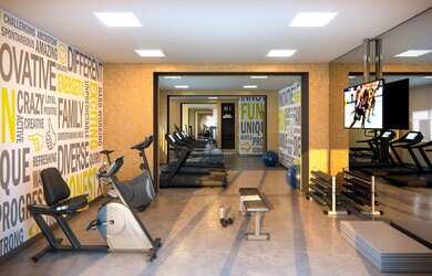 Imagem 5: Apartamento de 55m², 2 dormitórios com 1 suíte, 1 lavabo, 1 vaga de garagem, próximo ao me