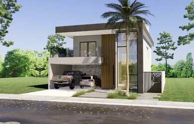 Imagem 2: Jardins Bolonha - Sobrado de Alto padrão com 4 Suítes sendo uma master