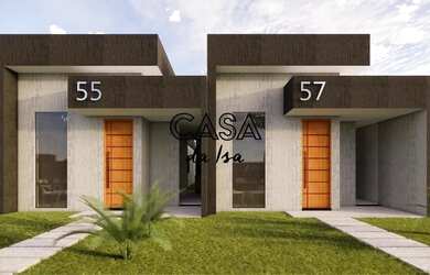 Imagem: Casa com 2 quartos, em construção, no