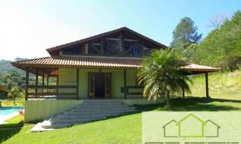 Imagem 4: Chácara de 145.200 m², com bela casa, piscina e área com churrasqueira..