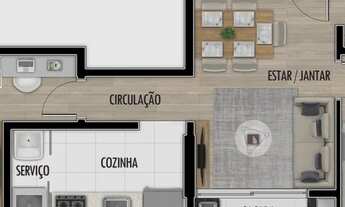 Imagem 4: Apartamento 2 Quartos, 1 Vaga, Água Verde, Curitiba, REbrokers