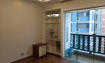 Imagem 6: Apartamento para locação possui 182 m2 e 02 vagas demarcadas de garagens Santos - SP