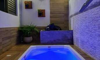 Imagem: Casa com 03 dor suíte, piscina, churrasqueira