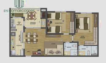 Imagem 2: Apartamento dois dormitórios