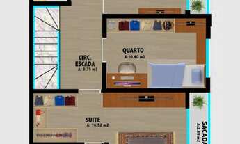 Imagem 6: Sobrado dentro de Condomínio a venda 705.000,00$ COM 3 Dormitórios incluindo Suíte na Regi