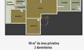 Imagem 2: APARTAMENTO RETROFOT - INTEIRINHO REFORMADO - 2 DORMITÓRIOS - VARANDA - 98 M2 - PROX. FEST