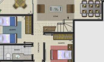 Imagem 3: Cobertura para venda com 166 metros quadrados com 3 quartos em Brasiléia - Betim - MG