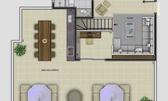 Imagem 2: Edifício Number One- Cobertura-duplex com 3 quartos, suíte, sala de TV, elevador, e vagas