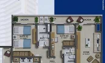 Imagem 4: Felicita, Studio, ap de 2/4 e 3/4 na Batista Campos, Oportunidade!!!