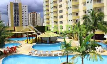 Imagem: Flat com sacada a venda no condomínio Thermas