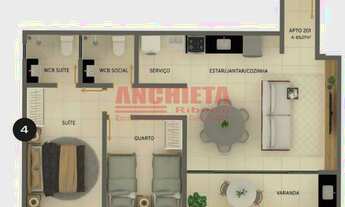 Imagem 7: Vendo belíssimos apartamentos no Jardim Luna