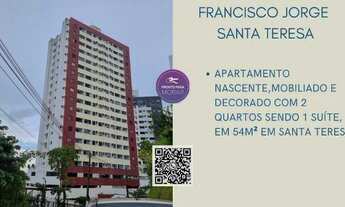 Imagem: Francisco Jorge, 2 quartos em 54m² com