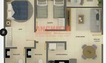 Imagem 6: Vendo belíssimos apartamentos no Jardim Luna