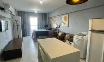 Imagem 4: Armação - Studio decorado, venda porteira fechada, vista mar, academia, piscina!