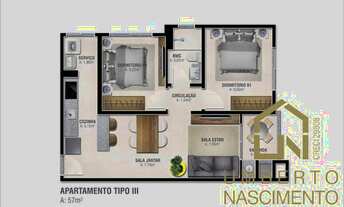 Imagem 5: Lançamentos apartamento dois quartos bairro Passo Manso Blumenau SC