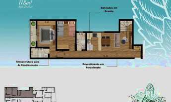 Imagem 5: Cobertura para Venda em Santo André, Campestre, 2 dormitórios, 1 suíte, 3 banheiros, 2 vag