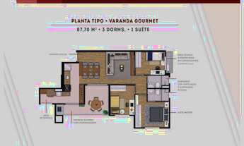 Imagem 2: Antecipe-se e garanta seu apartamento de 87m² com 2 vagas cobertas ao lado Shopping Unimar