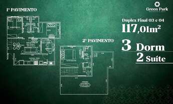 Imagem 4: Unidades de 59 m² à 117 m² Green Park Residence & Mall
