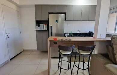 Imagem 4: Apartamento com 1 dormitório para alugar, 43 m² por R$ 3.038,78/mês - Jardim Sumaré - Ribe