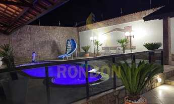 Imagem 2: Casa Alto Padrão para Venda em Mongaguá, Vera Cruz, 4 dormitórios, 3 suítes, 6 banheiros