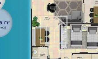 Imagem 3: Apartamento com 2 dormitórios à venda, 71 m² por R$ 470.000,00 - Vila Guilhermina - Praia
