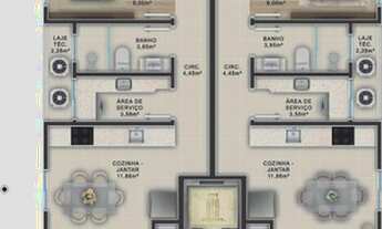 Imagem 5: Apartamento para venda tem 72 metros quadrados com 2 quartos em Praia Alegre - Penha - SC